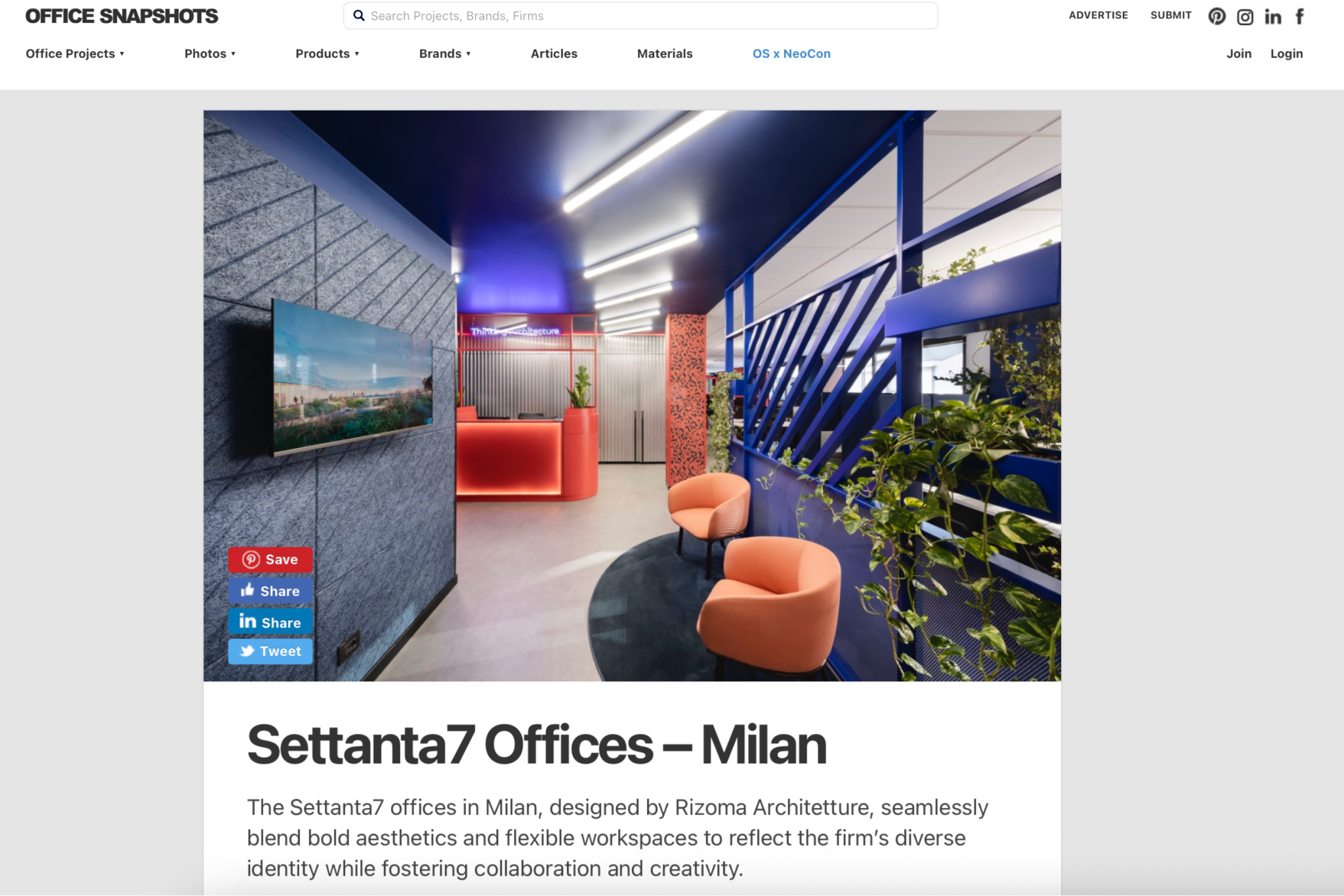 Settanta7 Offices – Milan